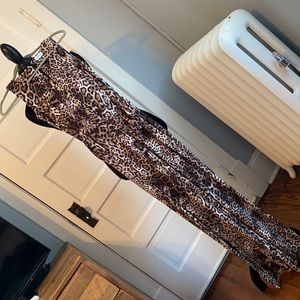 Calvin Klein Animal Print Jumpsuite